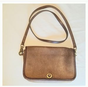 Coach Spectator Purse Taupe Leather, shoulder bag